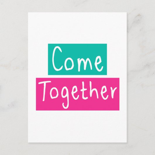 一緒来に ポストカード (正面)