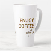 一緒楽しむにコーヒー カフェラテマグ (右アングル)