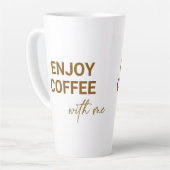 一緒楽しむにコーヒー カフェラテマグ (左アングル)