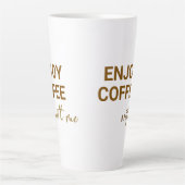 一緒楽しむにコーヒー カフェラテマグ (正面)