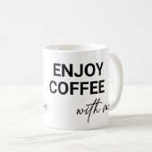 一緒楽しむにコーヒー コーヒーマグカップ (正面右)