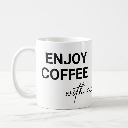 一緒楽しむにコーヒー コーヒーマグカップ (左)