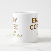 一緒楽しむにコーヒー ジャンボコーヒーマグカップ (正面)