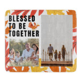 一緒賛美に行く – 家族のカスタム写真 カッティングボード (正面)