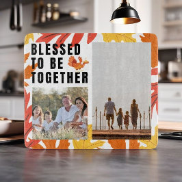 一緒賛美に行く – 家族のカスタム写真 カッティングボード