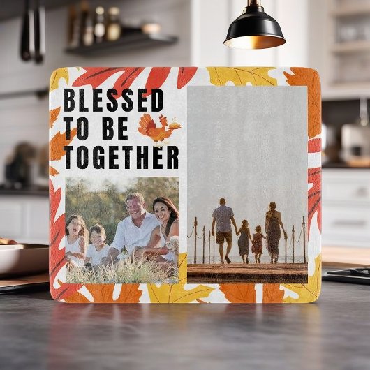 一緒賛美に行く – 家族のカスタム写真 カッティングボード
