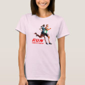 一緒走に |女性 Tシャツ (正面)
