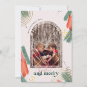 一緒 & 楽しく | フォトアーカイブ モダンなクリスマス シーズンカード (正面)