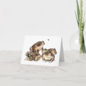 一群のカエル カード (正面)