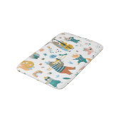 一群のカラフル動物 バスマット (アングル)