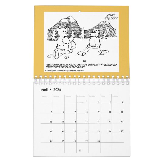 一群の論理のカレンダー カレンダー (4月 2026)