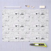 一群の論理の漫画のティッシュペーパー 薄葉紙 (クラフト)