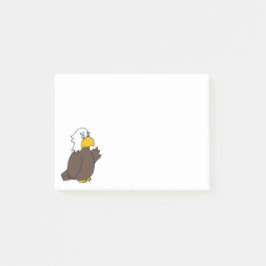 一群の論理色のワシのノート ポストイット