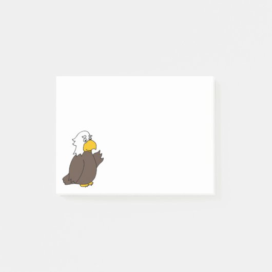 一群の論理色のワシのノート ポストイット (正面)