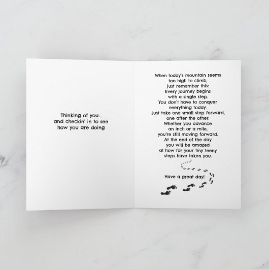 一考え歩ずつ カード (内部)