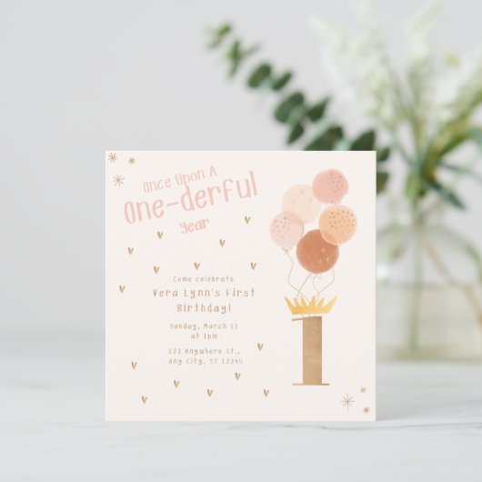 一肌身の最初の誕生日 招待状 (スタンド正面)