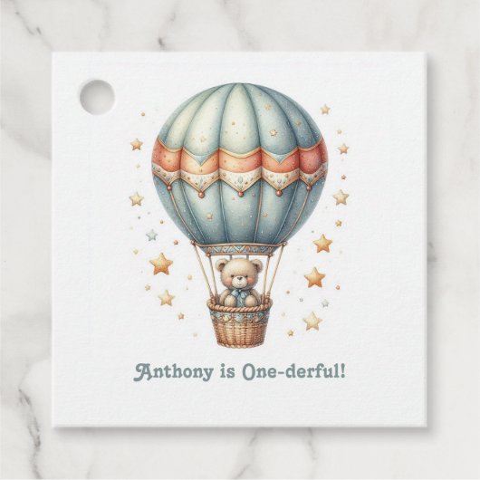 一肌身の熱気球 フェイバータグ (正面)