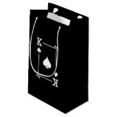 一致するキングスペードスーツトランプ モダン スモールペーパーバッグ (裏面アングル)