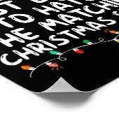 一致するクリスマスのおもしろい家族を嫌いになる可能性が最も高い ポスター (角)