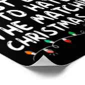 一致するクリスマスのおもしろい家族を嫌いになる可能性が最も高い ポスター (角)
