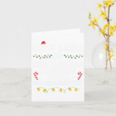 一致するクリスマスクリスマス家族を嫌いになる可能性が最も高い カード (黄色い花)