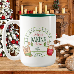 一致するクリスマスベーキングクルー ツートーンマグカップ