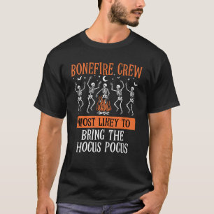 一致するスケルトンをグループ化する可能性が最も高いハロウィーン Tシャツ