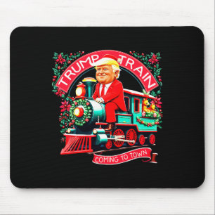 一致するトランプ来トレインの町トランプ2024 Xma マウスパッド