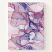 一致するバックグラウンドジャーナルの霧の紫色の色 ノートブック (裏面)