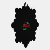 一致するファミリクリスマスのロード オーナメントカード (右)