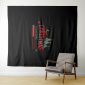 一致するファミリクリスマスのロード タペストリー (インサイチュ(横))