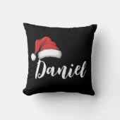 一致するファミリクリスマスクリスマスパーソナライズされた名 クッション (正面)