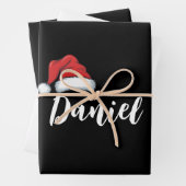 一致するファミリクリスマスクリスマスパーソナライズされた名 ラッピングペーパーシート (インサイチュ)