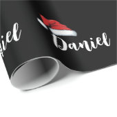 一致するファミリクリスマスクリスマスパーソナライズされた名 ラッピングペーパー (ロールコーナー)