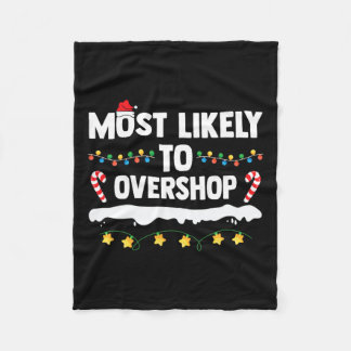 一致するファミリショッピングCをオーバーショップする可能性が高い フリースブランケット