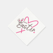 一致するファミリハッピーイースター スタンダードカクテルナプキン (角)