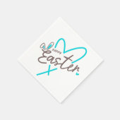 一致するファミリハッピーイースター スタンダードカクテルナプキン (角)