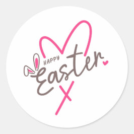 一致するファミリハッピーイースター ラウンドシール