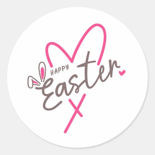 一致するファミリハッピーイースター ラウンドシール (正面)
