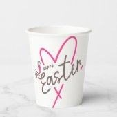 一致するファミリハッピーイースター 紙コップ (裏面)