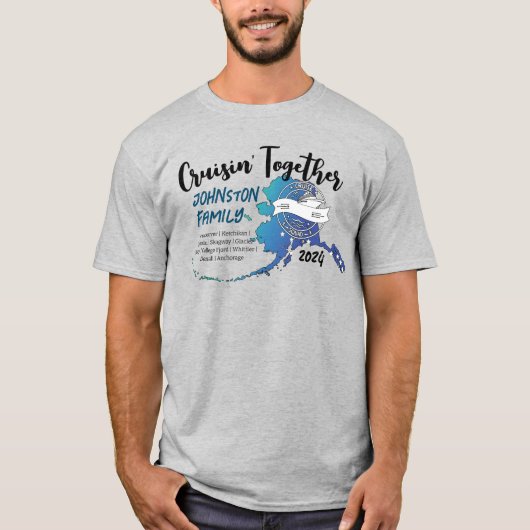 一致するファミリーアラスカクルーズシャツ Tシャツ (正面)