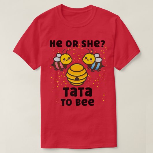 一致するベビー性別がパーティーを明らかにするTata T Tシャツ (デザイン正面)
