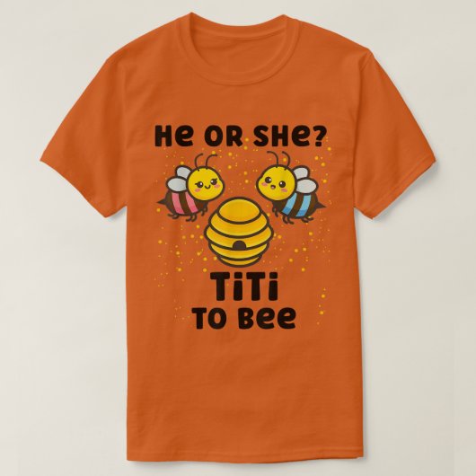 一致するベビー性別がパーティーを明らかにするTiti T Tシャツ (デザイン正面)