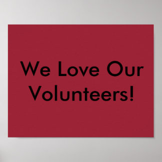 一致するボランティアのポスター ポスター