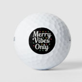 一致する家族のメリークリスマスの雰囲気のみ ゴルフボール (正面)
