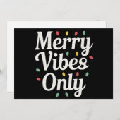 一致する家族のメリークリスマスの雰囲気のみ シーズンカード (正面/裏面)