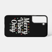 一致する家族のメリークリスマスの雰囲気のみ SAMSUNG GALAXYケース (裏面横)