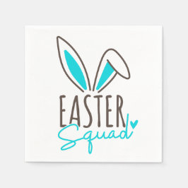 一致する家族の復活祭チーム スタンダードカクテルナプキン