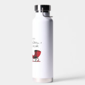 一致する家族クリスマス | パーソナライズされたモダン ウォーターボトル (左面)