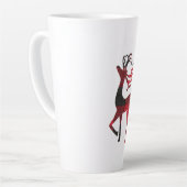 一致する家族クリスマス | パーソナライズされたモダン カフェラテマグ (左アングル)